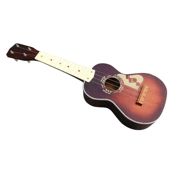 Vintage RARE 1950s Harmony Red Stencil Ukulele Playable 4 String Wooden USA Made - Picture 7 of 12